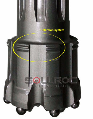 SOLLROC 5 inch SRC543 Gekarbureerd staal Hoge duurzaamheid RC-boorstuk met plat, convex, concave gezicht