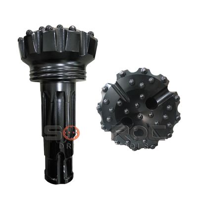 High-Efficiency DTH Drill Bit with Carburized Steel and Carbide for 57mm to 660mm Diameter Applications
